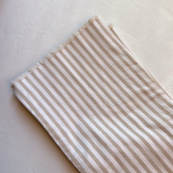 Loft Made and Love High Waist Flare Crop Stripe Pants size 14 NWOT - Picture 7 of 11